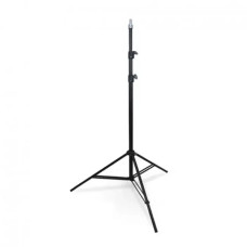 Штатив тренога для кольцевых LED ламп, 200 см высотой, телескопическая, черный цвет