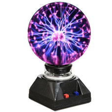 Плазменный шар с молниями ночник светильник Plasma Light Magic Flash Ball BIG 5 дюймов | Настольная лампа