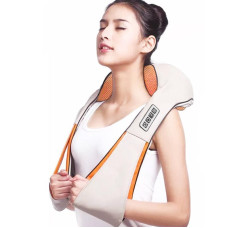 Универсальный массажер Massager of Neck Kneading, Электронный массажер для шеи, плеч, спины и поясницы  Описан