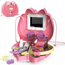 Косметический набор для детей Kids Pretend Toy Bag / сумка для макияжа  с зеркалом Розовый