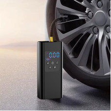 Портативный компрессор для авто заряжаемого от USB/ насос с LED дисплеем аккумуляторный 6000mAh