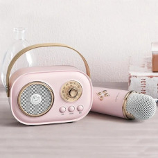 Беспроводной детский микрофон-караоке C-20 Bluetooth, встроенная колонка, голосовые эффекты