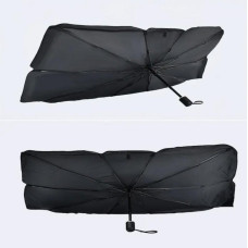 Солнцезащитный автозонт Car Umbrella 140×78 см, складной, черный