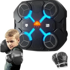 Боксерский тренажер с Bluetooth и RGB подсветкой 32×27 см, черный