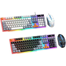 Игровая клавиатура Raiku K26 мембранная, 104 клавиши, подсветка, USB