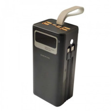 Портативный Power Bank BOROFONE 40000mAh DBT-35A, 4 USB, Type-C, Lightning, LED, быстрая зарядка