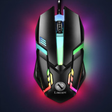 Проводная игровая мышь X3 с LED подсветкой 1200 DPI USB черная
