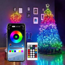 Светодиодная RGB лента LED MDX-265 10 м с пультом и USB, водонепроницаемая, подсветка для дома и улицы