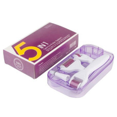 Мезороллер для лица и тела 5в1 Derma Roller System – титановые иглы, омоложение, подтяжка, уход за кожей