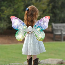 Крылья феи с подсветкой и музыкой Wings of Fairy 840, регулируемые, размах 64 см