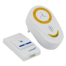 Дверной звонок Luckarm Intelligent 8853 от розетки 220В с беспроводной кнопкой