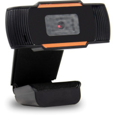 Веб-камера OKey WebCam HD 720P Black/Orange с микрофоном и USB подключением