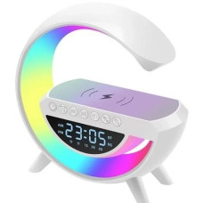 Ночник настольный с беспроводной зарядкой RGB Happy Light Smart Light Sound Machine 24 см