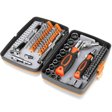 Набор отверток с трещоткой Torx RATCHET 68 в 1, биты и головки, гибкий удлинитель, храповый механизм