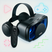 3D Очки виртуальной реальности VR SHINECON SC-G15E PRO+ и Пульт Y1 с наушниками