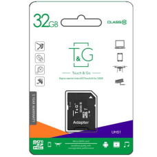 Карта памяти TG 32GB MicroSD Class 10 (UHS-1) с SD-адаптером