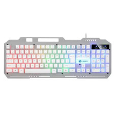 Проводная игровая клавиатура K-25, мембранная, RGB подсветка, мультимедийные клавиши