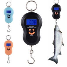 Цифровые кантерные весы ACS-601 до 50 кг с подсветкой и функцией тары, черные