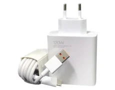 Сетевое зарядное устройство USB 120W, Type-A, быстрая зарядка QC 3.0, кабель в комплекте